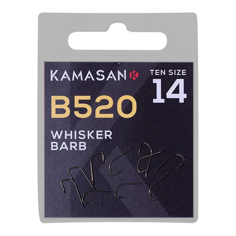 Kamasan B520 Whisker  Barbed Spade Hooks